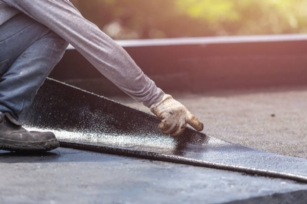 Professional Waterproofing technician working in Worthington, OH